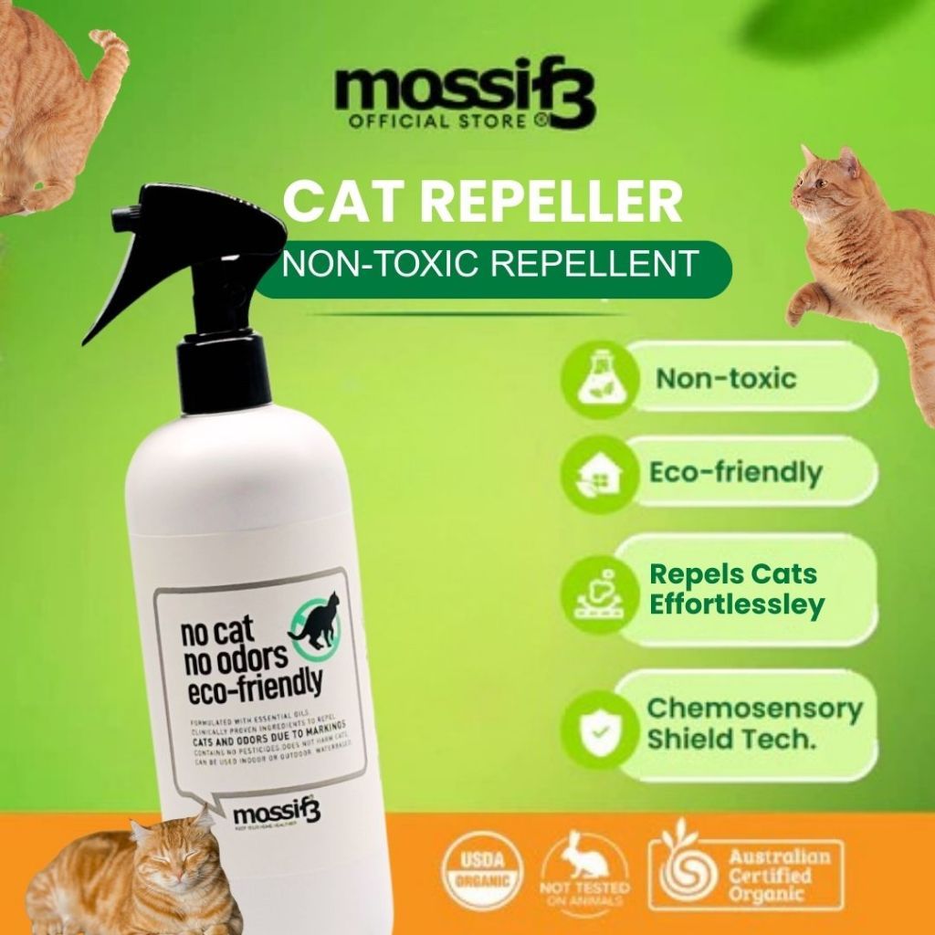Non-toxic Cat Repellent Mossif3
