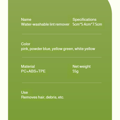 Portable Rolling Washable Lint Remover