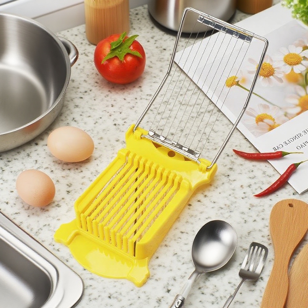 Stainless Steel Slicer for Home Use – Egg and Luncheon Meat Cutter