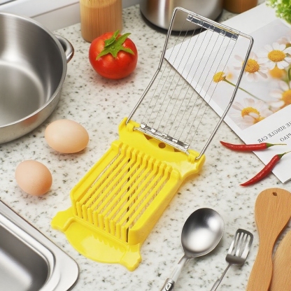 Stainless Steel Slicer for Home Use – Egg and Luncheon Meat Cutter