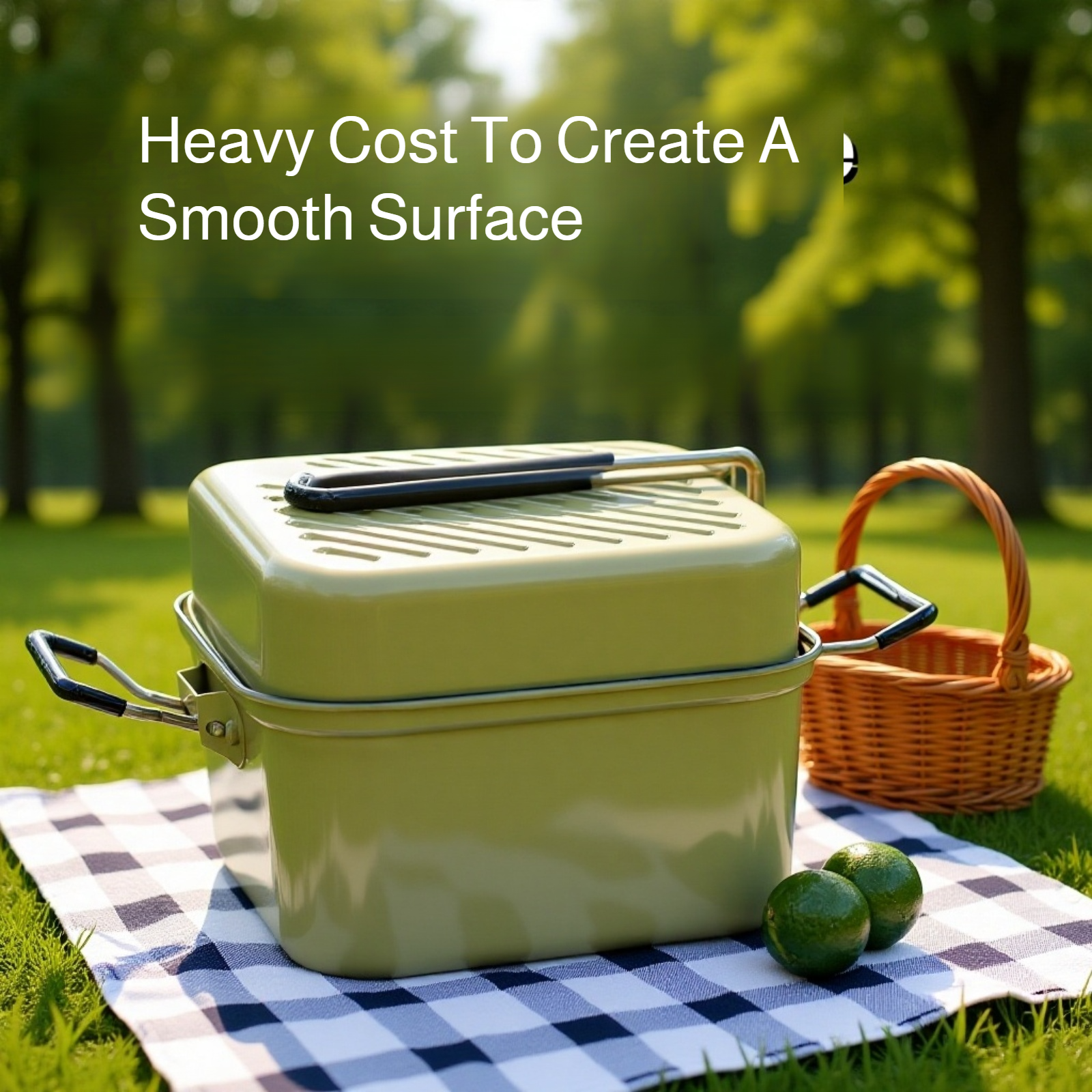 Portable Non-Coated Foldable Camping Pan for One Person