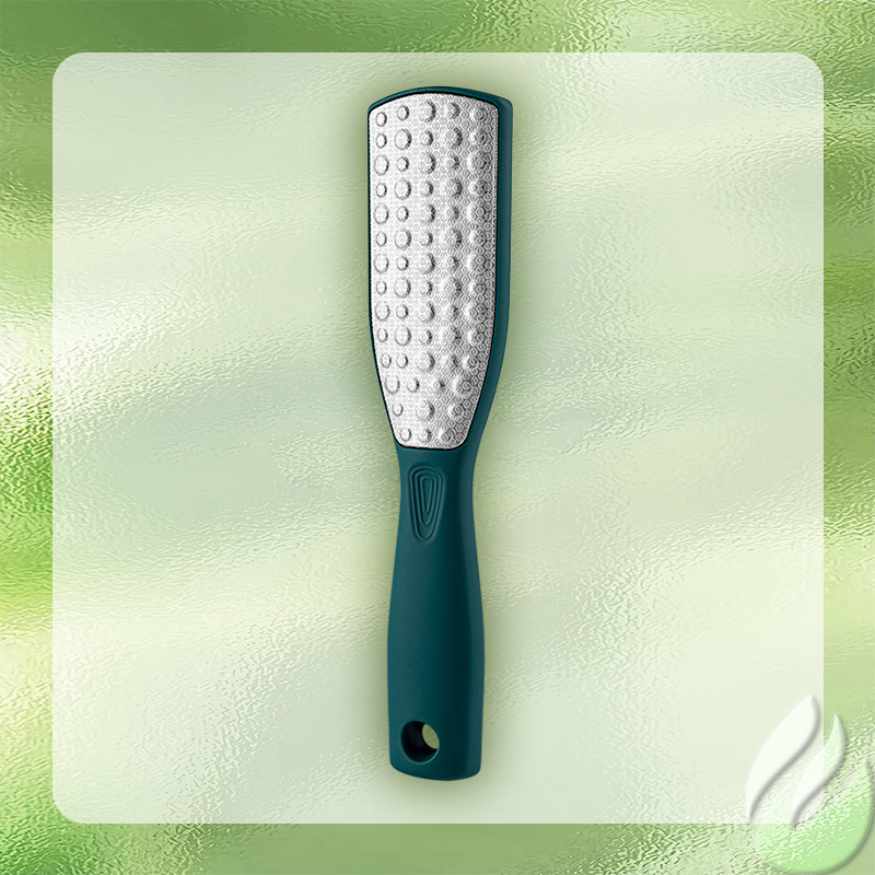 Double-sided Stainless Steel Foot File with Sandpaper for Dead Skin Removal