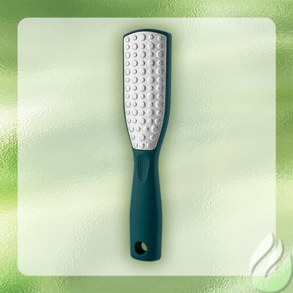 Double-sided Stainless Steel Foot File with Sandpaper for Dead Skin Removal