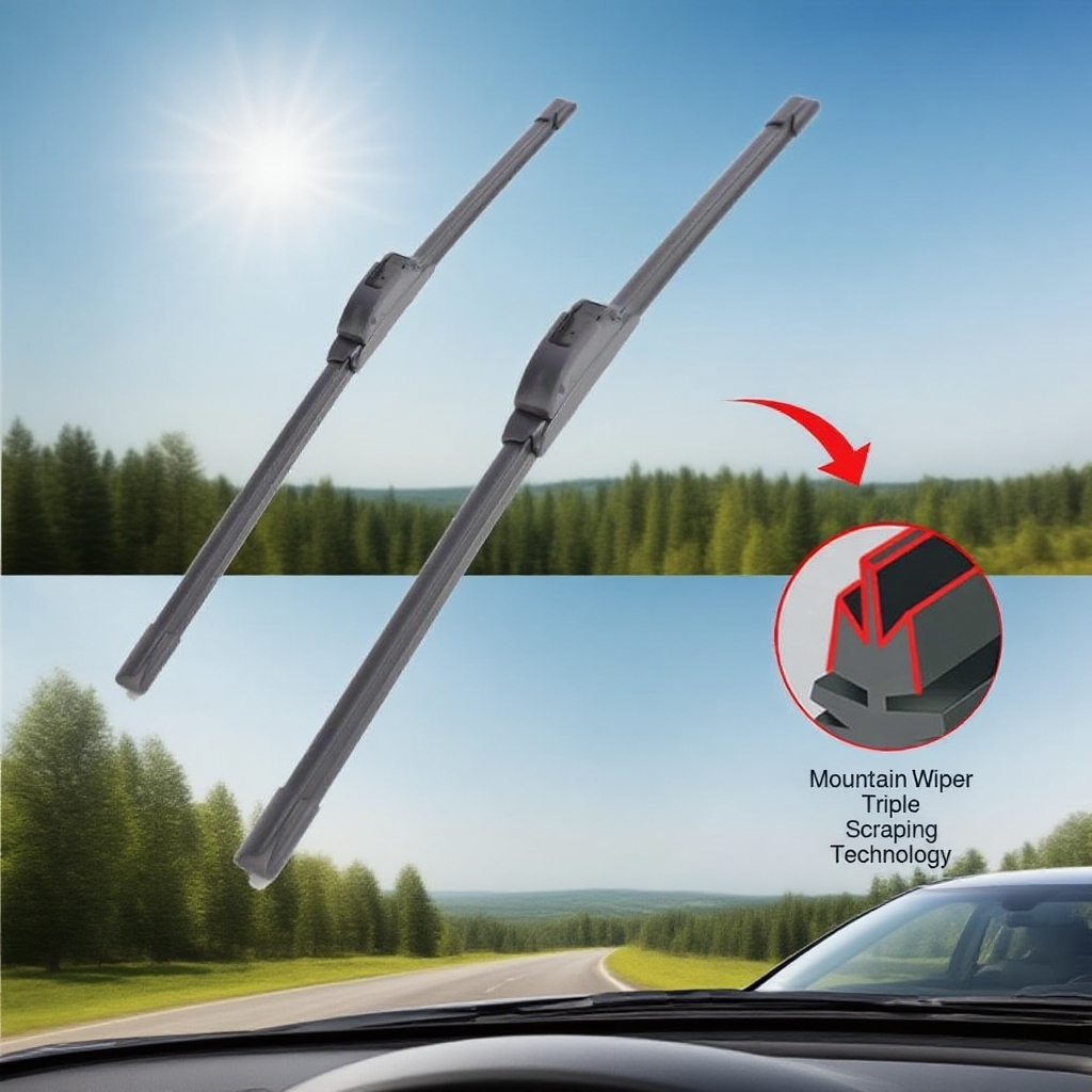 Silent Car Windshield Wiper