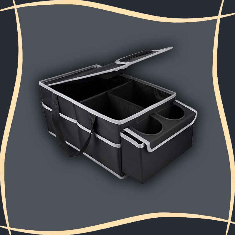 Multi-Compartment Foldable Car Seat Organizer