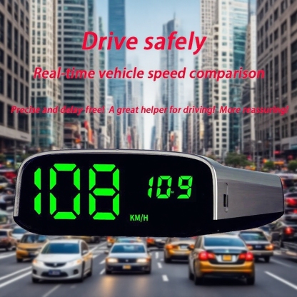 Wireless Plug-and-Play Car Speedometer