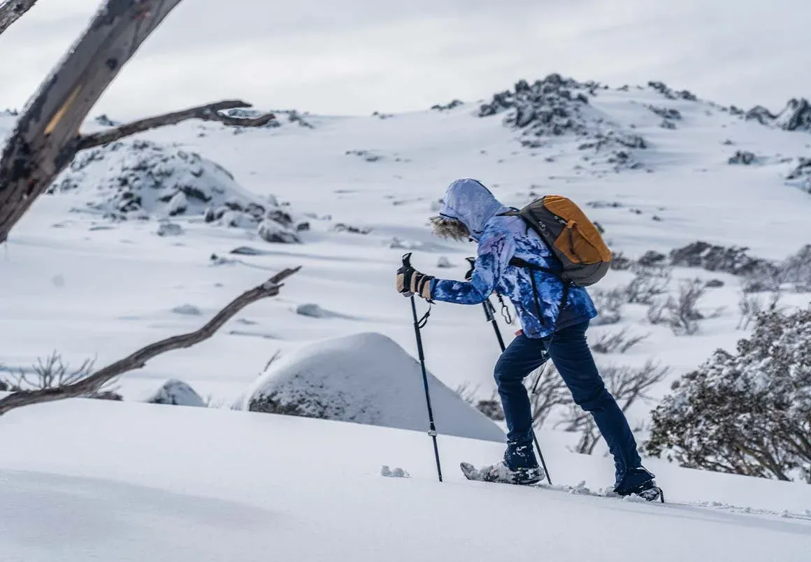 snow shoeing