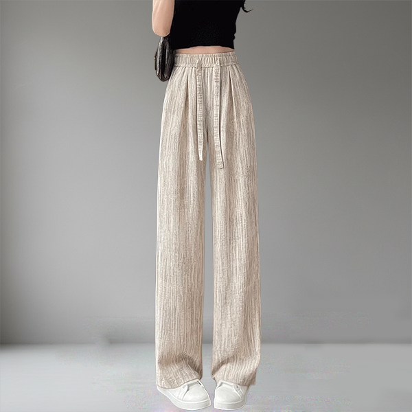 大活躍 接触冷感 無地 カジュアル ワイドパンツ