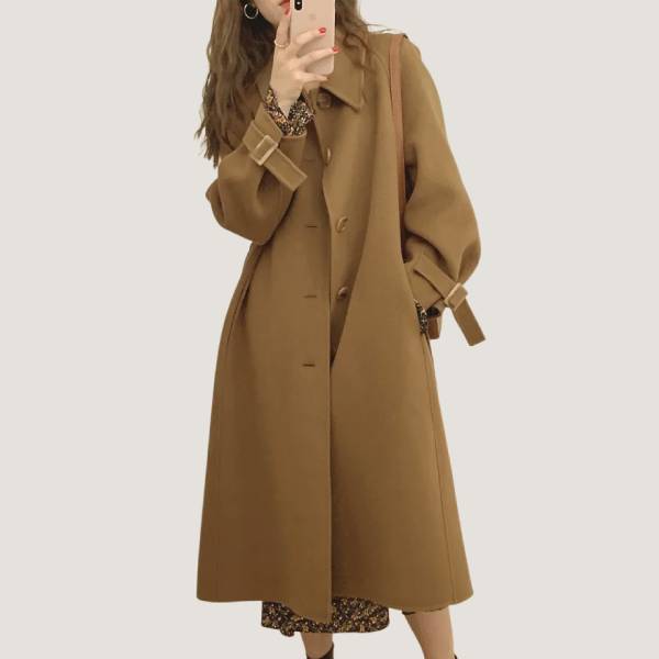 レディース 無地 カジュアル シンプル 長袖 コート