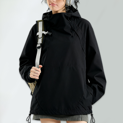 フード付き 長袖 春秋 無地 カジュアル シンプル トレンチコート