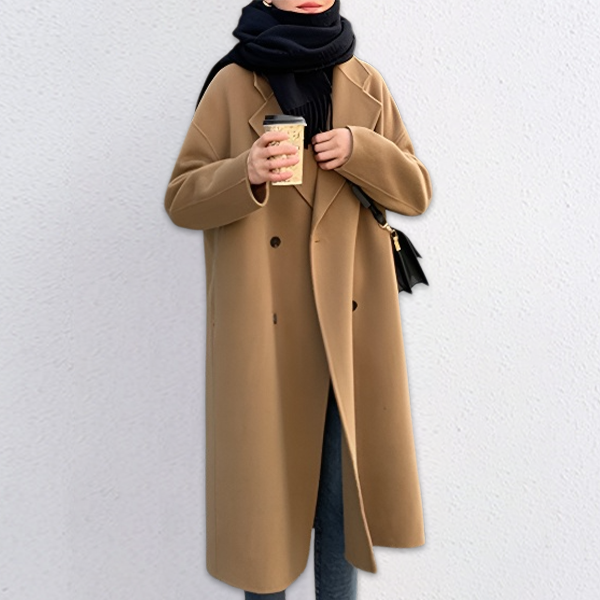 おしゃれ ロング丈 無地 カジュアル シンプル コート