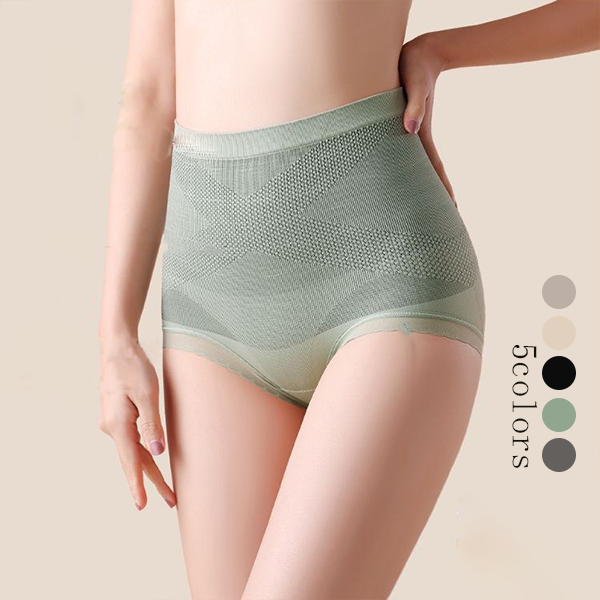 Xハイウエスト シームレス お腹引き締め パンツ