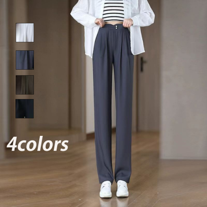 無地 ファッション ひんやり カジュアルパンツ