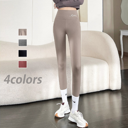 着痩せ 無地 カジュアル シンプル 保温性 レギンス