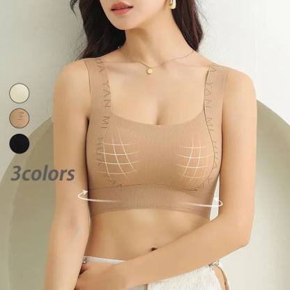 【脇肉対策ノンワイヤーブラ】ソフト フィット ブラジャー