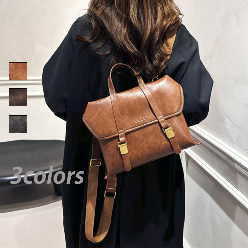 大容量 無地 カジュアル 肩掛け/斜掛け バッグ