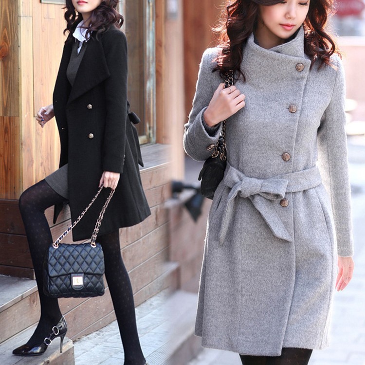 無地 カジュアル シンプル 長袖 レンチコート