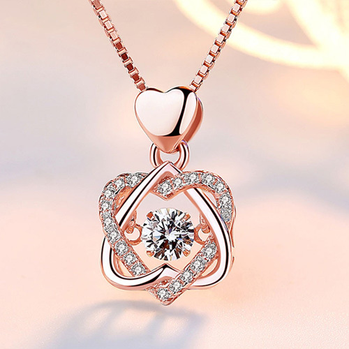 質感注目させ ハートオブラブ ネックレス