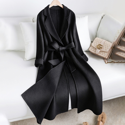 レディース着痩せウールチェスターコート