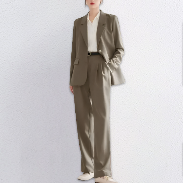 【単品注文】レディース 春秋 カジュアル スーツ セットアップ