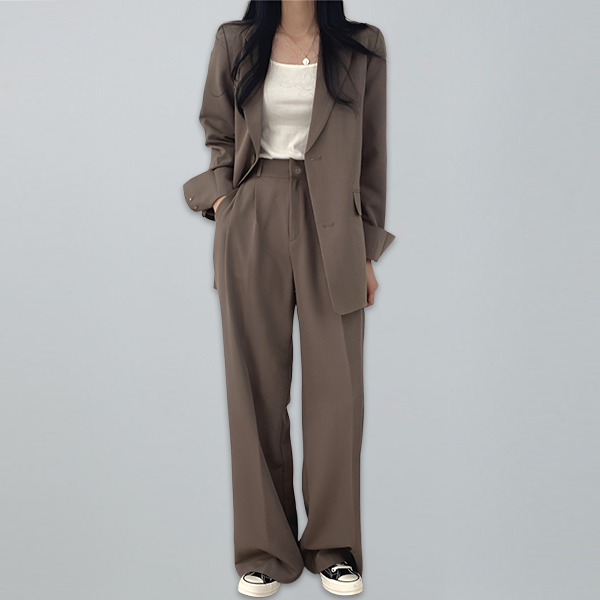 流行兆し レディース アウター+パンツ スーツ