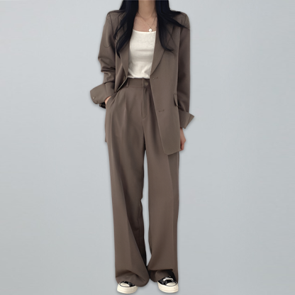 流行兆し レディース アウター+パンツ スーツ
