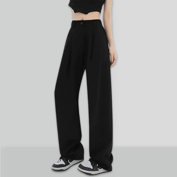 無地 カジュアル シンプル レディース ワイドパンツ