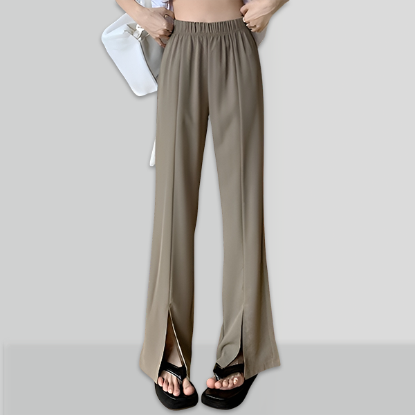 無地 カジュアル シンプル ガウチョパンツ