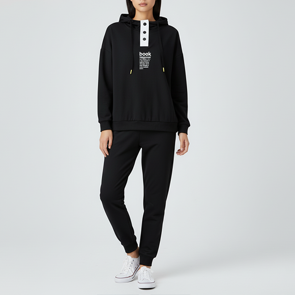 レディース 裏起毛 配色 ファッション 上下セット