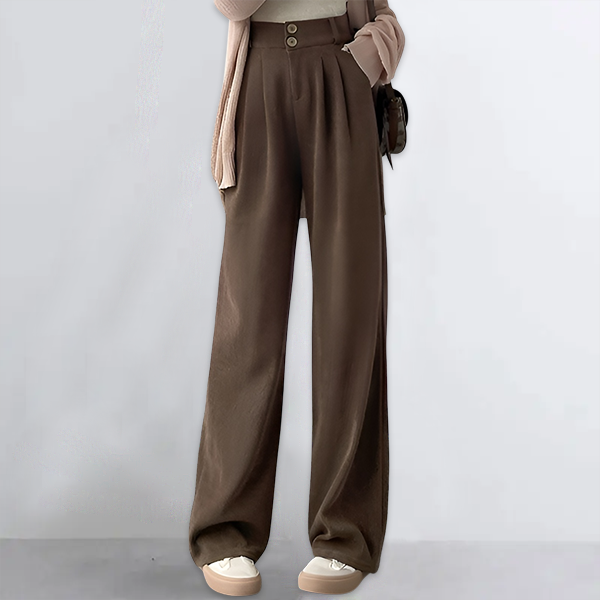 無地 カジュアル シンプル レディース ワイドパンツ
