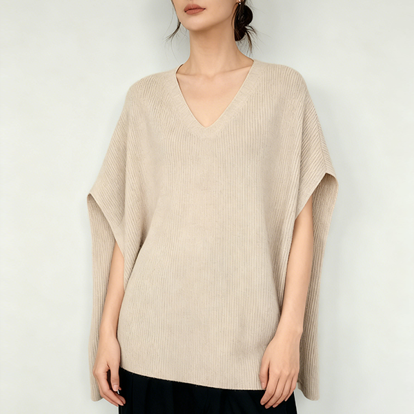 無地 カジュアル シンプル レディース カシミヤ ベスト