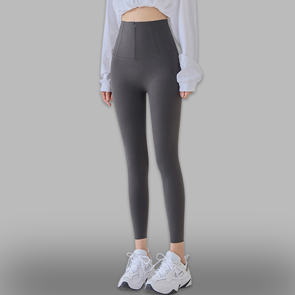 無地 秋冬用 裏起毛 ヨガパンツ