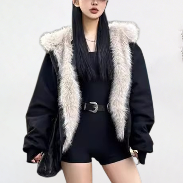 大人気 猫耳付き パーカー フード付き 無地 コート