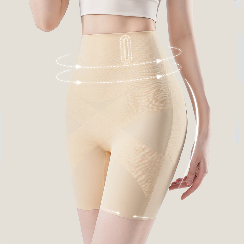 冷感素材 ハイウエスト 美くびれ＆美尻 ガードル