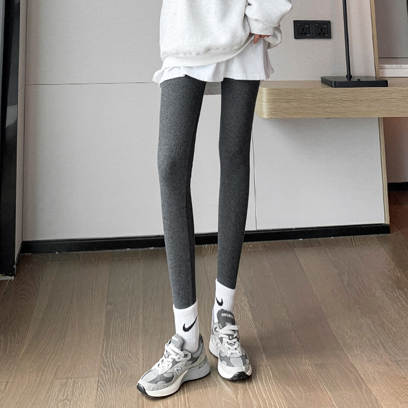 着痩せ 無地 カジュアル シンプル 保温性 レギンス