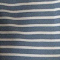 ハイネック ストライプ柄 長袖 半高襟 カットソー