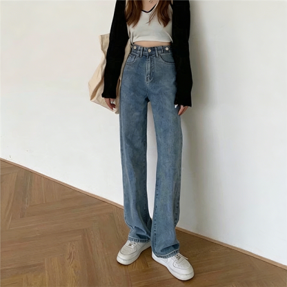 無地 カジュアル シンプル 裏ボア付き 防寒 デニムパンツ