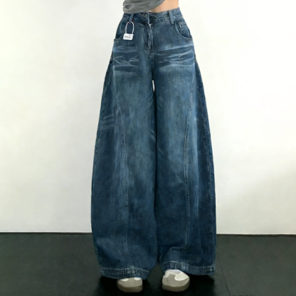 着痩せ効果 無地 カジュアル シンプル レギュラー丈 デニムパンツ