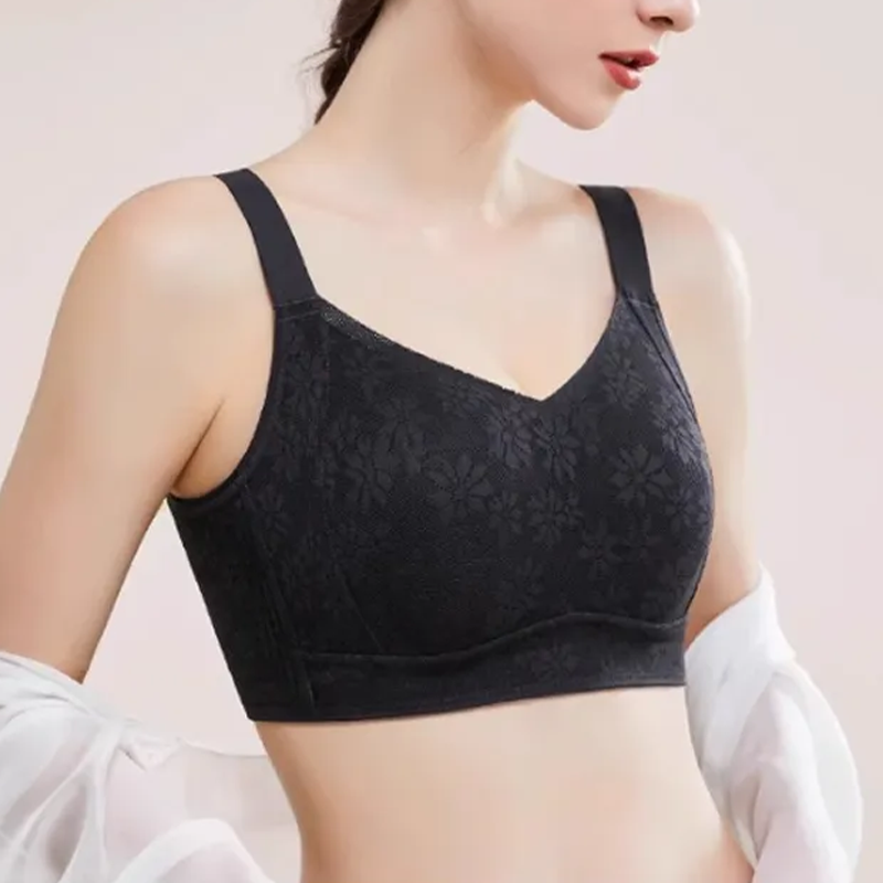 話題沸騰中 カジュアル 花柄 着瘦せ ブラジャー