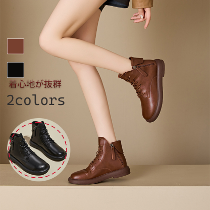 ファッション 無地 レディース ショート ブーツ