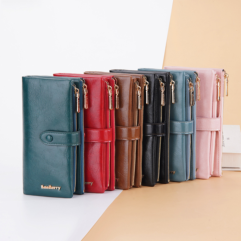 大活躍 大容量 多機能 高級感 本革 シンプル 財布