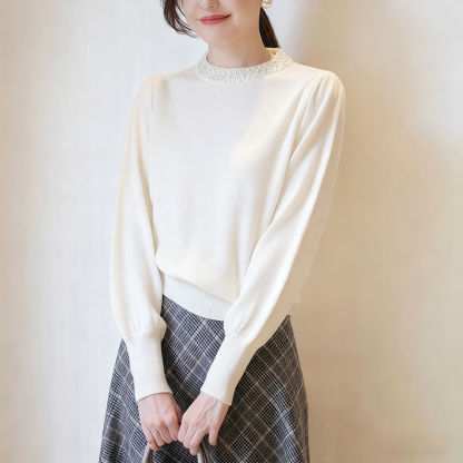  輝いて超人気 無地 カジュアル シンプル ニット