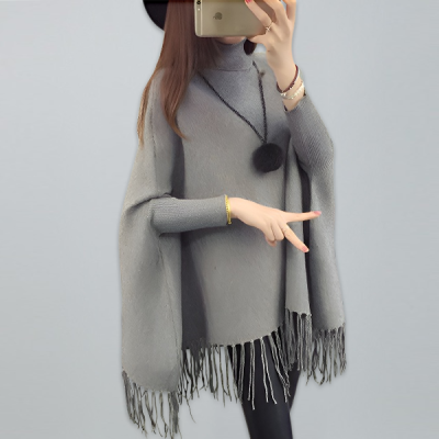 おしゃれに快適 レディース ファッション ニットケープ