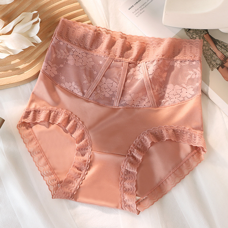 優しい雰囲気 レース ハイウエスト ショーツ