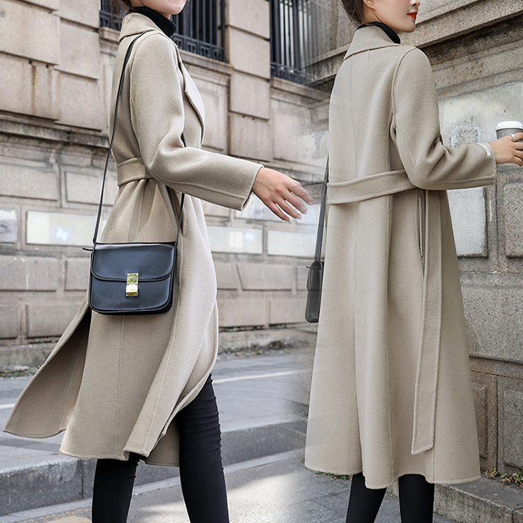 レディース着痩せウールチェスターコート