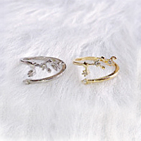 精巧な仕上がり 絶妙なデザイン 12星座 ダイヤモンド リング