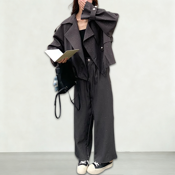 カジュアルなセットアップ