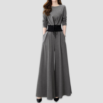 無地 カジュアル シンプル レディース 上下セットアップ