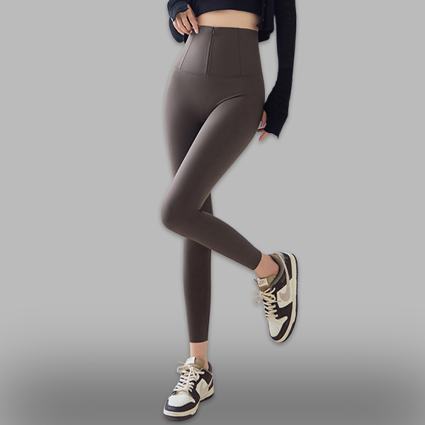 無地 秋冬用 裏起毛 ヨガパンツ