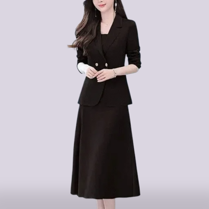 ファッション 無地 カジュアル シンプル 長袖 3点セットアップ